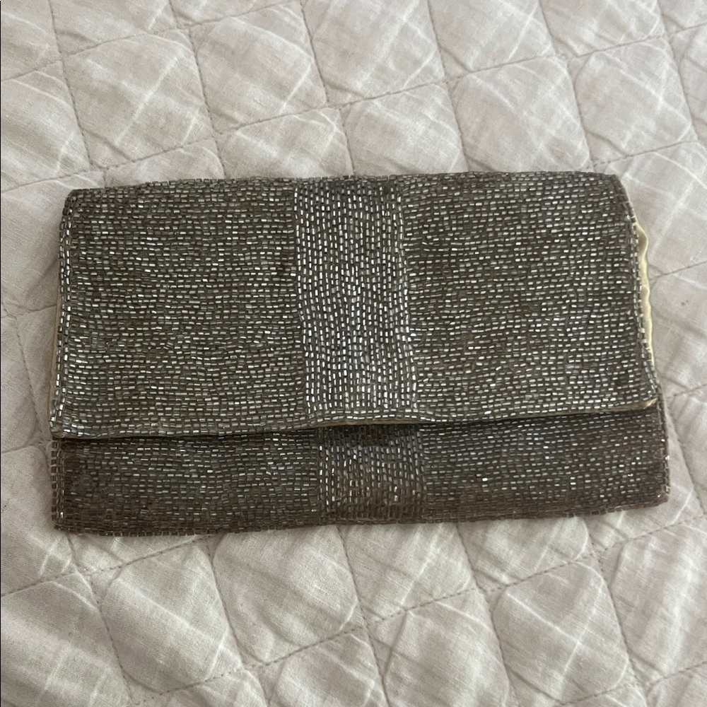 Elegant Silver Clutch